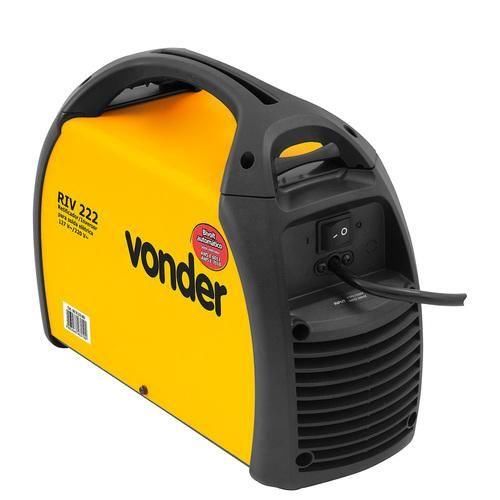 Inversora de solda 130 e 200 amperes para eletrodo revestido - RIV 222  110V/220V