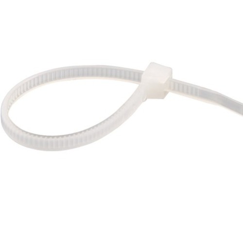 Abra�adeira de nylon branca 2,5 mm x 20 cm com 100 pe�as