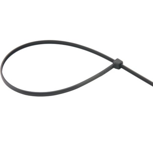 Abraçadeira de nylon preta 2,5 x 200 mm com 100 peças Abraçadeira de nylon preta 2,5 x 200 mm com 100 peças