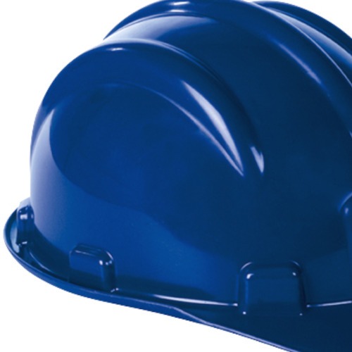 Capacete de seguran�a aba frontal com carneira 