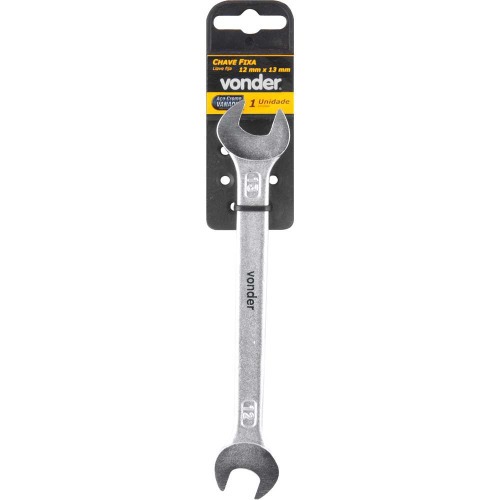 Chave fixa 12 mm x 13 mm a�o cromo van�dio