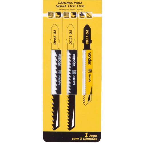 L�mina serra tico-tico 50/75 mm para madeira e metal 