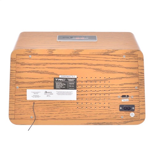 Caixa de som port�til retr� 35W RMS com Bluetooth Radio AM/FM - TRC 212  110V/220V
