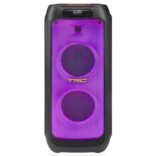 Caixa de som amplificada 1500W RMS com Bluetooth Radio FM e Microfone - TRC X1500  110V/220V