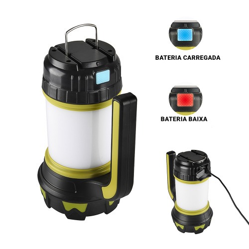 Lanterna holofote Led recarreg�vel T6 - Explorer Delta