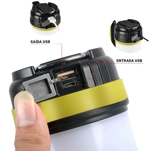 Lanterna holofote Led recarreg�vel T6 - Explorer Delta