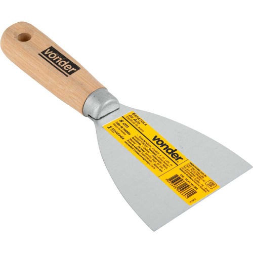 Esp�tula 8 cm cabo de madeira