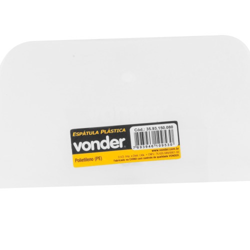 Esp�tula pl�stica 150 x 80 mm 