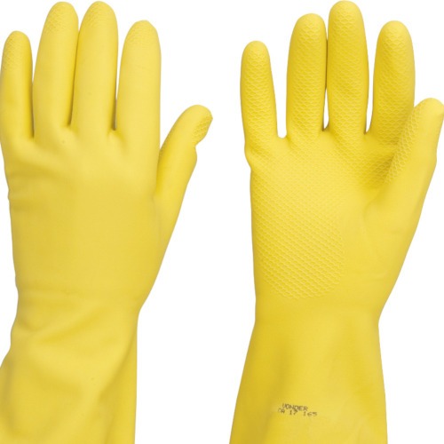 Luva de l�tex forrada  - XG