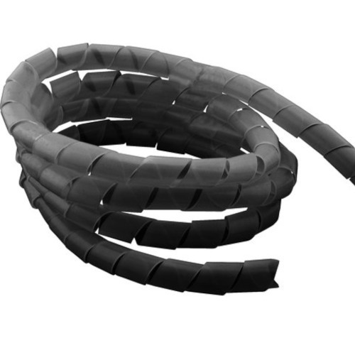 Protetor de cabos espiral 12 mm preto