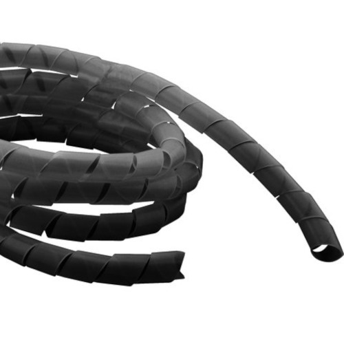 Protetor de cabos espiral 12 mm preto
