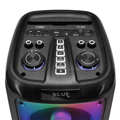Caixa de som amplificada 900W RMS com Bluetooth e Radio FM e Microfone - CT 900  110V/220V