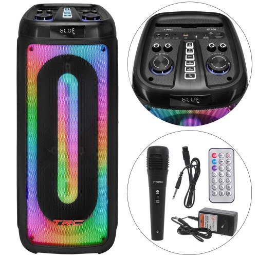 Caixa de som amplificada 900W RMS com Bluetooth e Radio FM e Microfone - CT 900  110V/220V