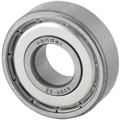 Rolamento r�gido de esfera 30 mm blindagem de a�o - 6200-ZZ