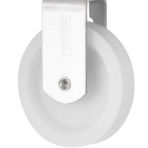 Roldana pl�stica 6 cm com gancho