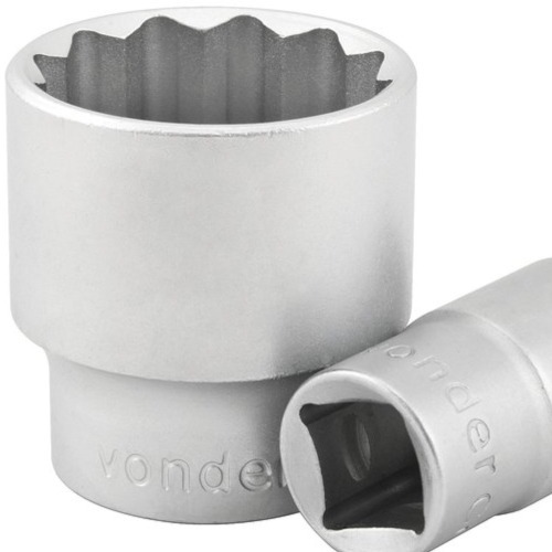 Soquete estriado 12 mm encaixe 1/2