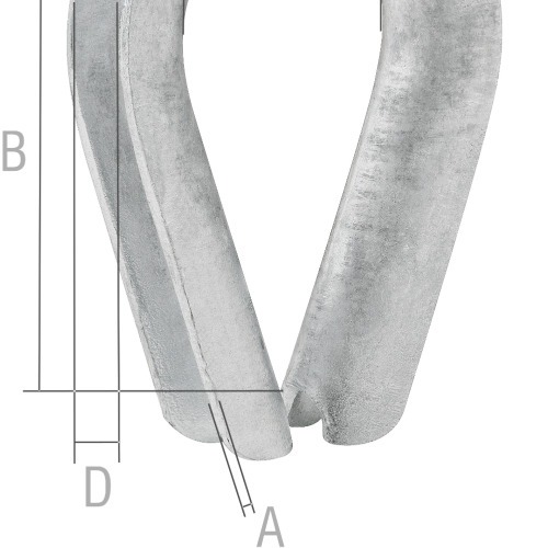 Anilha para cabo de a�o �