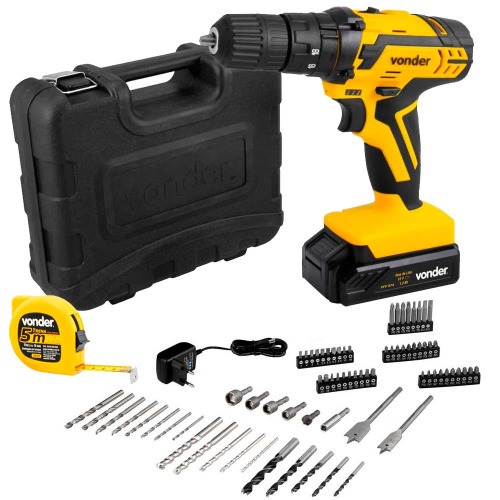 Furadeira parafusadeira de impacto 3/8