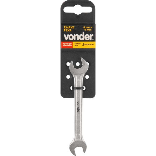 Chave fixa 8 x 9 mm a�o cromo van�dio