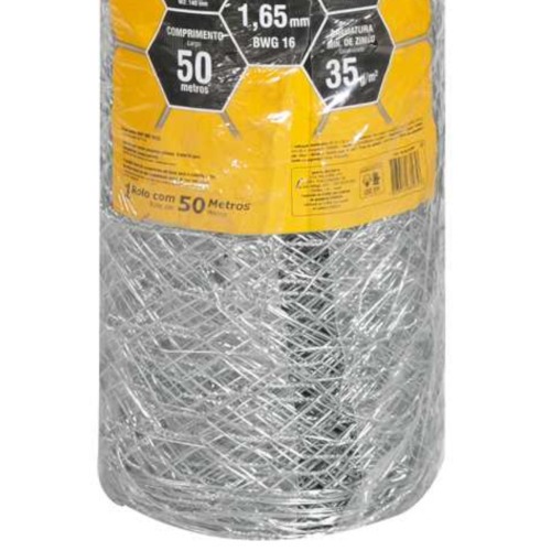 Tela met�lica hexagonal malha 3