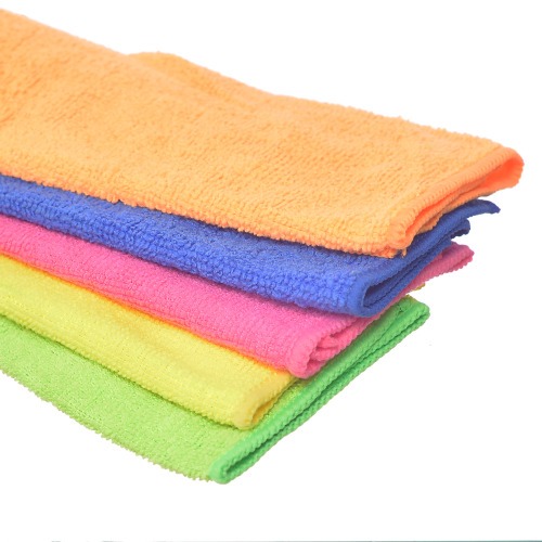 Pano multiuso em microfibra para limpeza 30 x 35 cm 5 peças - NVA460 Pano multiuso em microfibra para limpeza 30 x 35 cm 5 peças - NVA460