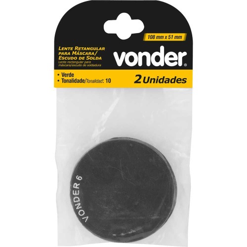 Lente redonda 50 mm verde - TON-6