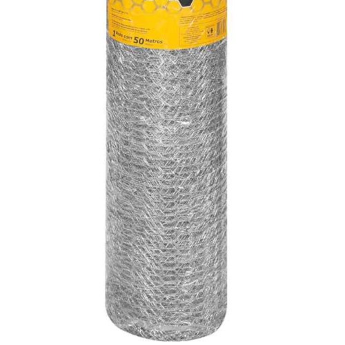 Tela met�lica hexagonal para pinteiro malha 1