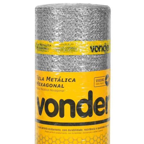 Tela met�lica hexagonal para viveiro malha 1/2