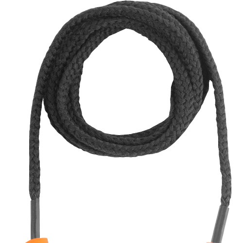 Protetor auditivo tipo plug de silicone com cord�o em algod�o