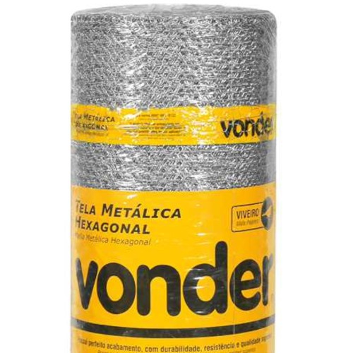 Tela met�lica hexagonal para viveiro malha 1/2
