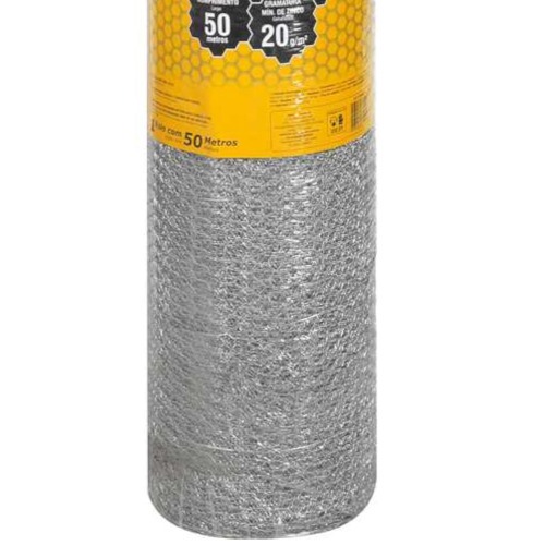 Tela met�lica hexagonal para viveiro malha 1/2