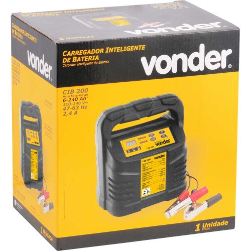 Carregador de bateria port�til 12 volts - CIB 200  110V