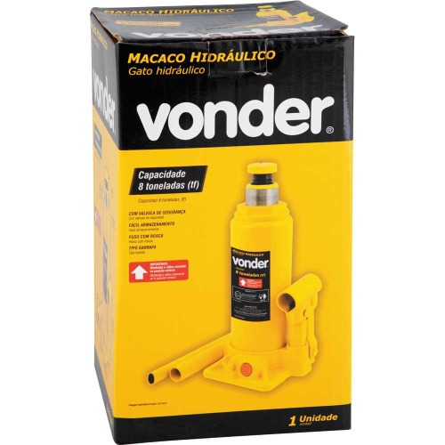 Macaco hidr�ulico tipo garrafa 8 toneladas - 68.74.080.000