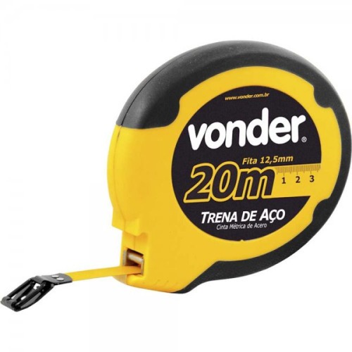 Trena emborrachada fechada com fita de a�o 12,5 mm x  20 m