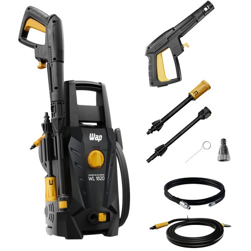 Lavadora de alta pressão Desentupidora 1500 libras - WL 1820 Black Ultra 110V Lavadora de alta pressão Desentupidora 1500 libras - WL 1820 Black Ultra 110V