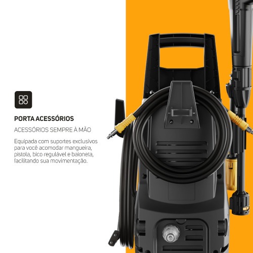 Lavadora de alta pressão Desentupidora 1500 libras - WL 1820 Black Ultra 110V Lavadora de alta pressão Desentupidora 1500 libras - WL 1820 Black Ultra 110V