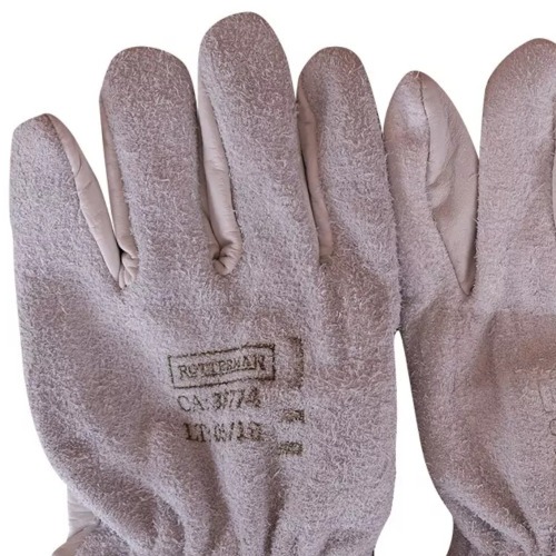 Luva mista raspa e vaqueta 7 cm - RLL-LM09