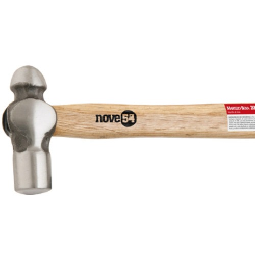 Martelo bola com cabo de madeira - 450 g 