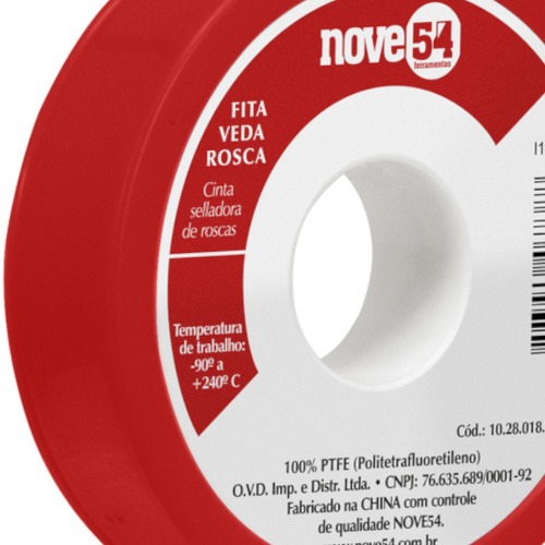 Fita veda rosca 12 mm x 5 metros 10.28.012.005 Fita veda rosca 12 mm x 5 metros 10.28.012.005