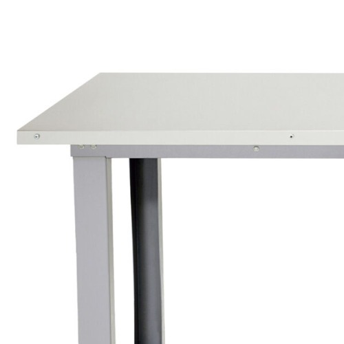 Bancada modular com tampo compensado naval 25 mm chapa inox 1 mm 160 x 73 cm