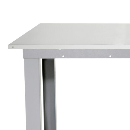 Bancada modular com tampo compensado naval 25 mm e chapa inox 1mm 110 x 80 cm Bancada modular com tampo compensado naval 25 mm e chapa inox 1mm 110 x 80 cm