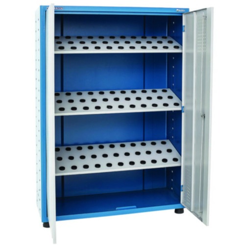 Arm�rio com capacidade para 108 cones porta de a�o