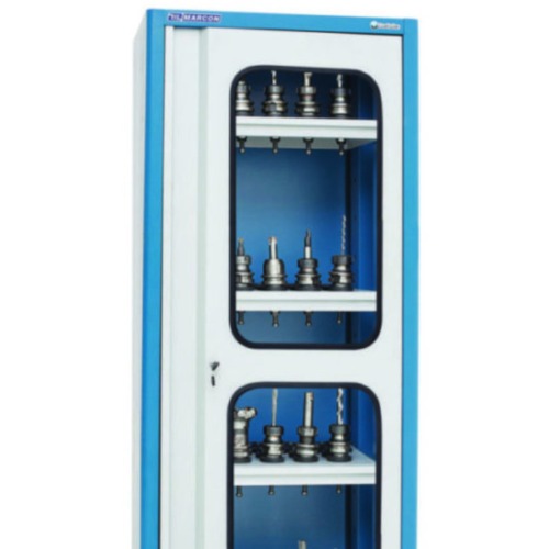 Arm�rio com capacidade para 48 cones porta de vidro