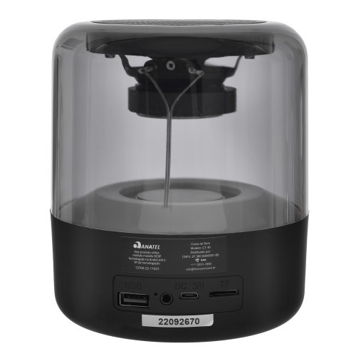 Caixa de som amplificada 40W RMS com Bluetooth e radio FM - CT 40