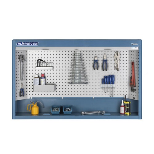 Armário para ferramentas com chapa perfurada e persiana em pvc - AM-7 Armário para ferramentas com chapa perfurada e persiana em pvc - AM-7