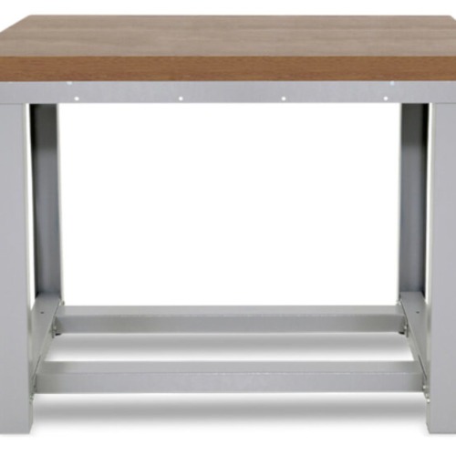 Bancada modular com tampo em madeira angelin envernizado - 1100-MA3