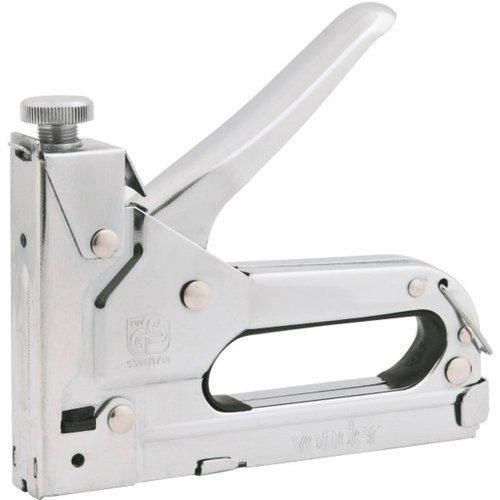 Grampeador e pinador manual em chapa de a�o cromado