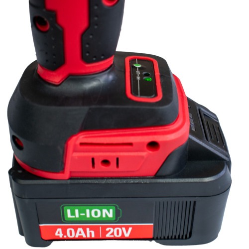 Chave de impacto a bateria 20V encaixe 1/2