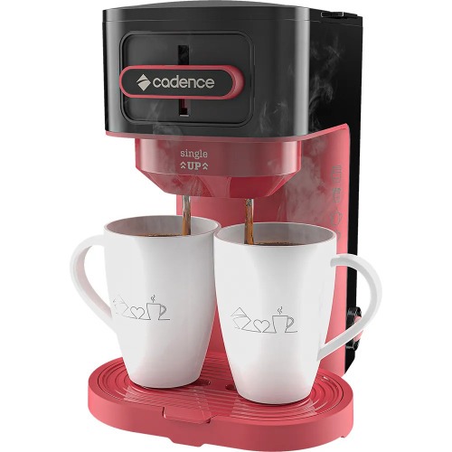 Cafeteira el�trica 2 x�caras vermelha Single Up - Caf230  220V