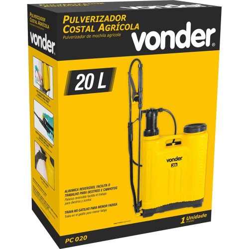 Pulverizador costal agr�cola 20 litros - PC 020 